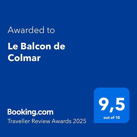 Le Balcon De Colmar Apartment Exterior photo